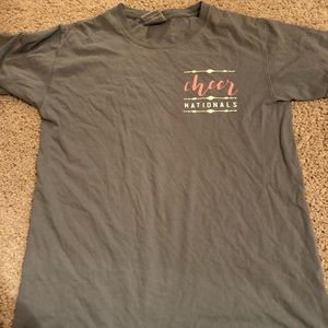 grey soft cheer nationals shirt